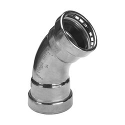 Viega Profipress G XL Bogen 45 Grad 2626XL für Gas, d. 64mm, Kupfer... VIEGA-577957 4015211577957 (Abb. 1)