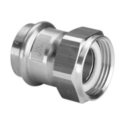 Viega Profipress G Anschlussverschraubung mit SC-Contur 2666 für Gas, d. 28mm x G 1", Rot... VIEGA-638504 4015211638504 (Abb. 1)