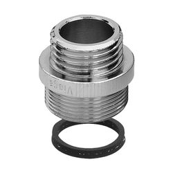 Viega Übergangsnippel 3253, M24 x 1mm x G 1/2", Rotguss verchromt... VIEGA-448356 4015211448356 (Abb. 1)