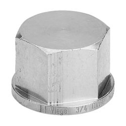 Viega Kappe 3301 mit Mehrkant, Rp 3/4", Rotguss... VIEGA-266653 4015211266653 (Abb. 1)