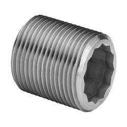Viega Langnippel 3535 mit Innenvielkant, G 1/2" x 60mm, Rotguss... VIEGA-319366 4015211319366 (Abb. 1)