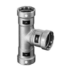 Viega Megapress S T-Stück mit SC-Contur 4318, 2", Stahl mit Zink-Nickel-Beschichtung... VIEGA-770211 4015211770211 (Abb. 1)
