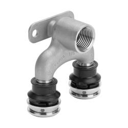 Viega Doppelwandscheibe mit SC Raxinox 4425.7 in 20mmxRp1/2x20mm nichtrostend... VIEGA-723286 4015211723286 (Abb. 1)