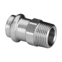 Viega Profipress S Übergangsstück mit SC-Contur 4511, d. 22mm x R 3/4", Rotguss... VIEGA-628734 4015211628734 (Abb. 1)