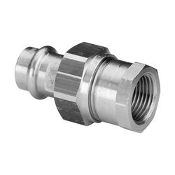 Viega Profipress S Übergangsverschraubung mit SC-Contur 4562, flachdichtend, d. 18mm x Rp... VIEGA-629168 4015211629168 (Abb. 1)