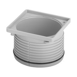 Viega Aufsatzrahmen 4922.2, 100x100mm, Kunststoff, Grau... VIEGA-534516 4015211534516 (Abb. 1)