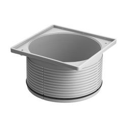 Viega Aufsatzrahmen 4922.4, 150x150mm, Kunststoff, Grau... VIEGA-534523 4015211534523 (Abb. 1)