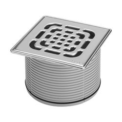 Viega Aufsatz 4922.6, 150x150mm, Kunststoff, Grau... VIEGA-555511 4015211555511 (Abb. 1)