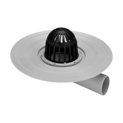 Viega Advantix Balkon-/Terrassenablauf 4945.2, DN 70, Kunststoff, Grau... VIEGA-289386 4015211289386 (Abb. 1)