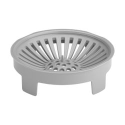 Viega Advantix-Siebeinsatz 4958 für Badablauf mit Aufsatz-d. 100mm, Kunststoff, Grau... VIEGA-613464 4015211613464 (Abb. 1)