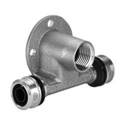 Viega Raxofix-Wandscheiben-T-Stück mit SC-Contur 5324.3, d. 20mm x Rp 1/2", Siliziumbronz... VIEGA-647810 4015211647810 (Abb. 1)