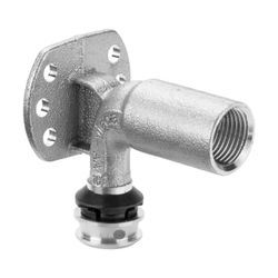 Viega Raxofix Wandscheibe mit SC-Contur 5325, d. 16mm x Rp 1/2", Länge 70mm, Siliziumbron... VIEGA-692902 4015211692902 (Abb. 1)