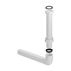 Viega Ablaufbogen 90 Grad 5632.2, G 1 1/4" x 32mm, Kunststoff, Weiß... VIEGA-368906 4015211368906 (Abb. 1)