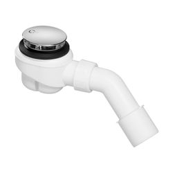 Viega Domoplex Ablaufgarnitur 6928, d. 75mm x DN 40/50, Kunststoff verchromt... VIEGA-126582 4015211126582 (Abb. 1)