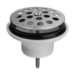 Viega Ablaufventil 7121K, G 1 1/2" x 80mm, Kunststoff, Weiß... VIEGA-117429 4015211117429 (Abb. 1)