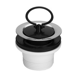 Viega Ablaufventil 7432.31, G 1 1/2" x 70mm, Kunststoff, Weiß... VIEGA-101961 4015211101961 (Abb. 1)