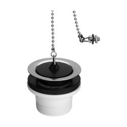 Viega Ablaufventil 7432.51, G 1 1/2" x 70mm, Kunststoff, Weiß... VIEGA-106140 4015211106140 (Abb. 1)