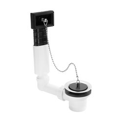 Viega Ab- und Überlaufgarnitur 7462.71, G 1 1/2" x 70mm, Kunststoff, Weiß... VIEGA-100834 4015211100834 (Abb. 1)