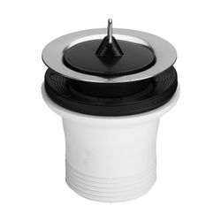 Viega Ablaufventil 7622, G 1 1/2" x 70mm, Kunststoff, Weiß... VIEGA-108519 4015211108519 (Abb. 1)