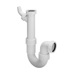 Viega Röhrengeruchverschluss für Spüle 7985.117, G 1 1/2" x 40mm, Kunststoff, Weiß... VIEGA-119607 4015211119607 (Abb. 1)