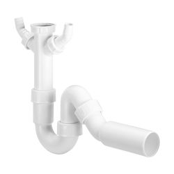 Viega Röhrengeruchverschluss 7985.32, G 1 1/2" x 50mm, Kunststoff, Weiß... VIEGA-694166 4015211694166 (Abb. 1)