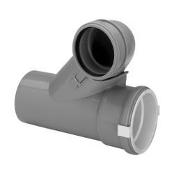 Viega Abzweig 8092, DN 100/90/100, Kunststoff, Grau... VIEGA-284497 4015211284497 (Abb. 1)