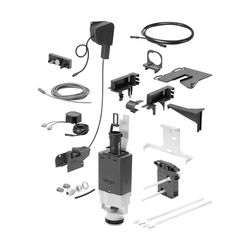 Viega WC-Spülauslösung 8350.34 elektronisch, 2-Mengen-Spültechnik, Kunststoff, Grau... VIEGA-696160 4015211696160 (Abb. 1)