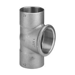 Viega T-Stück 94130G, d. 22mm x Rp 1/2" x 22mm, Rotguss... VIEGA-101978 4015211101978 (Abb. 1)