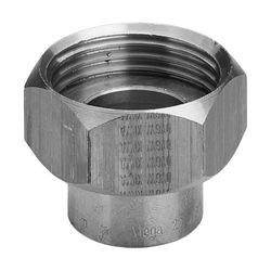 Viega Anschlussverschraubung 94359, flachdichtend, d. 22mm x G 1", Rotguss/Messing... VIEGA-288389 4015211288389 (Abb. 1)