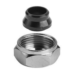 Viega Anschlussverschraubung 94385.2, d. 15mm x G 3/4", Messing vernickelt... VIEGA-636050 4015211636050 (Abb. 1)