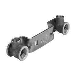 Viega Gemini Montageeinheit 94476EX , d. 12mm x Rp 3/8" x 120mm, Stahl verzinkt/Rotguss... VIEGA-105990 4015211105990 (Abb. 1)