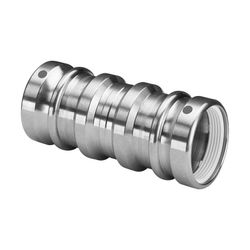 Viega Geopress Reparatur-Schiebemuffe mit SC-Contur 9615.5TW, d. 63mm, Rotguss... VIEGA-765583 4015211765583 (Abb. 1)