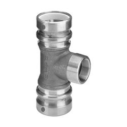 Viega Geopress T-Stück mit SC-Contur 9617.1TW, d. 63mm x R 2" x Rp 1 1/2", Rotguss... VIEGA-767235 4015211767235 (Abb. 1)