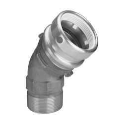 Viega Geopress Übergangsbogen 45 Grad mit SC-Contur 9626.2TW, d. 32mm x R 1", Rotguss... VIEGA-768102 4015211768102 (Abb. 1)