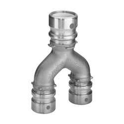 Viega Geopress Y-Stück mit SC-Contur 9650TW, 32x32x40mm, Rotguss... VIEGA-765774 4015211765774 (Abb. 1)