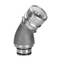 Viega Geopress Anschlussbogen 45 Grad mit SC-Contur 9694.1TW, d. 50mm, Rotguss... VIEGA-766948 4015211766948 (Abb. 1)