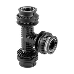 Viega Geopress T-Stück mit SC-Contur K 9718TW, 25x25x25mm, Kunststoff... VIEGA-822682 4015211822682 (Abb. 1)