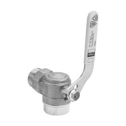Viega Gaszähler-Kugeleckhahn G2110S in R1 x Rp1 x (2,5 m3) Messing... VIEGA-618773 4015211618773 (Abb. 1)