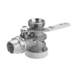 Viega Gaszähler-Kugeleckhahn für Einstutzengaszähler G21113, R 1" x Rp 1", Messing... VIEGA-529925 4015211529925 (Abb. 1)