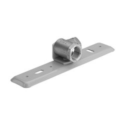 Viega Gaszähleranschlussplatte für Einstutzengaszähler G2324.1, Rp 1", Stahl... VIEGA-531881 4015211531881 (Abb. 1)