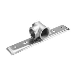 Viega Gaszähleranschlussplatte für Einstutzengaszähler G2324.3, Rp 1 1/2", Stahl verzinkt... VIEGA-532925 4015211532925 (Abb. 1)
