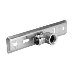 Viega Gaszähleranschlussplatte mit SC-Contur für Einstutzengaszähler G2324, d. 28mm x R 1... VIEGA-533595 4015211533595 (Abb. 1)