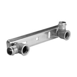 Viega Profipress G-Gaszähleranschlussplatte mit SC-Contur für Zweistutzengaszähler G2325,... VIEGA-533625 4015211533625 (Abb. 1)