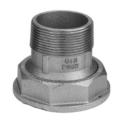 Viega Gaszähler-Anschlussverschraubung für Zweistutzengaszähler G2327, R 1 1/2", Tempergu... VIEGA-532529 4015211532529 (Abb. 1)