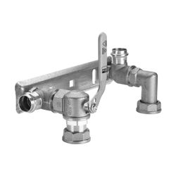 Viega Profipress G-Montageeinheit mit SC-Contur G2343 für Zweistutzengaszähler, d. 28mm, ... VIEGA-535322 4015211535322 (Abb. 1)