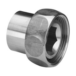 Viega Anschlussverschraubung G2919 für Gaskugelhahn, Gasventil, Rp 1" x G 1 3/8", Messing... VIEGA-526412 4015211526412 (Abb. 1)