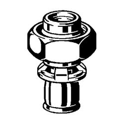 Viega Verschraubung mit SC Sanfix P 2181 in 16mm x G3/4 Rotguss vernickelt... VIEGA-478063 4015211478063 (Abb. 1)