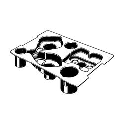 Viega Koffereinsatz 2202.6 für Systemkoffer Pressringe d. 64-76,1mm, Z2... VIEGA-792251 4015211792251 (Abb. 1)