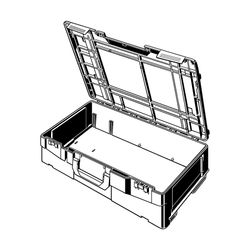 Viega Systemkoffer XL 2202XL, 607x395x178mm, Kunststoff... VIEGA-792176 4015211792176 (Abb. 1)