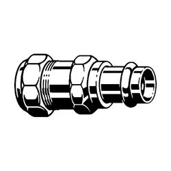 Viega Übergangsstück mit SC Sanpress 2215.6 in 1 1/4 Zoll x 35mm Rotguss... VIEGA-588328 4015211588328 (Abb. 1)